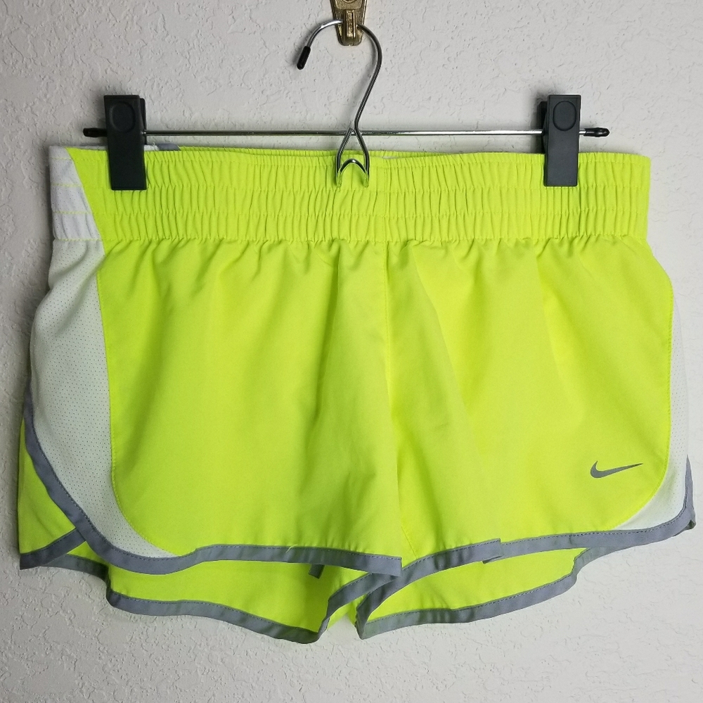 Nike Neon Yellow Running shorts M